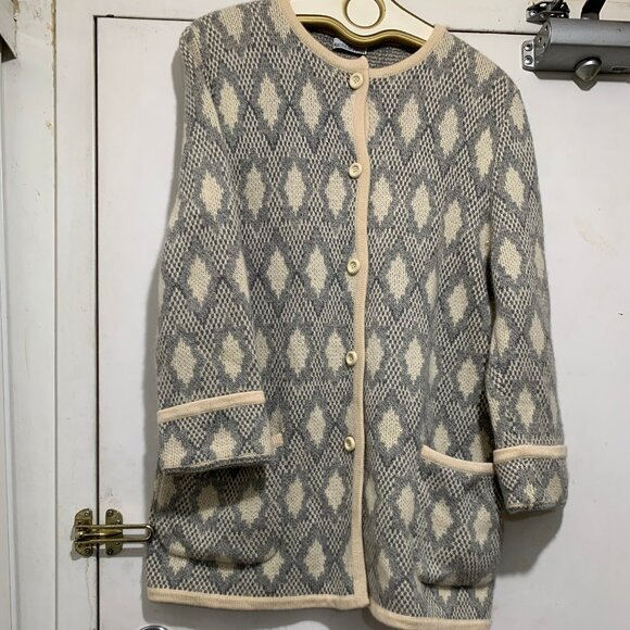 MADE IN ITALY FOR MAUS & HOFFMAN 100% CASHMERE KNITTED SWEATER CARDIGANS SIZE M - Picture 6 of 16